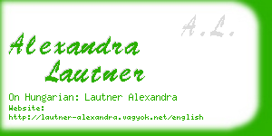 alexandra lautner business card